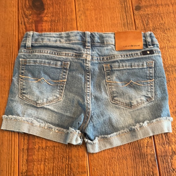 Lucky Brand girls Riley Jean shorts, size 10 - Picture 2 of 3
